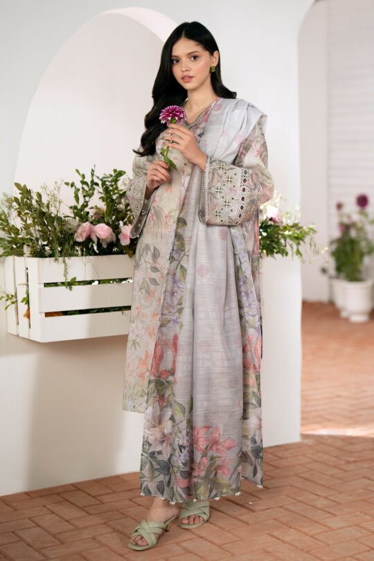 EMBROIDERED LAWN UF-528 By BAROQUE