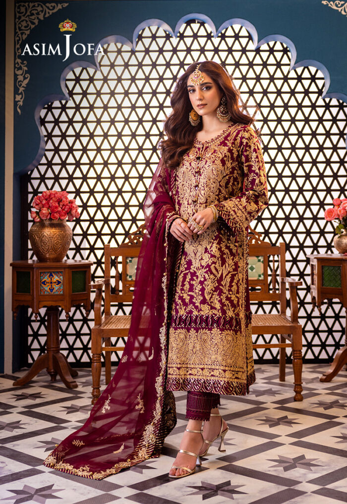 Fasana-E-Ishq Eid Luxury Lawn Collection By AJFI-03