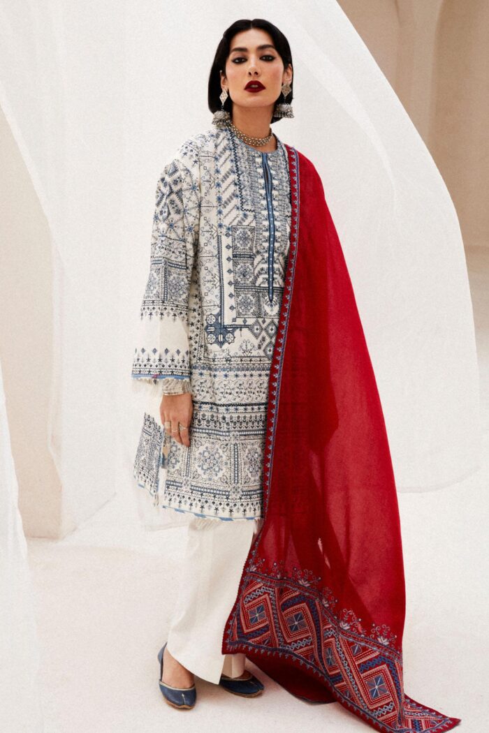 DIYA-2A By Zara Shah Jahan Unstitched Lawn '24