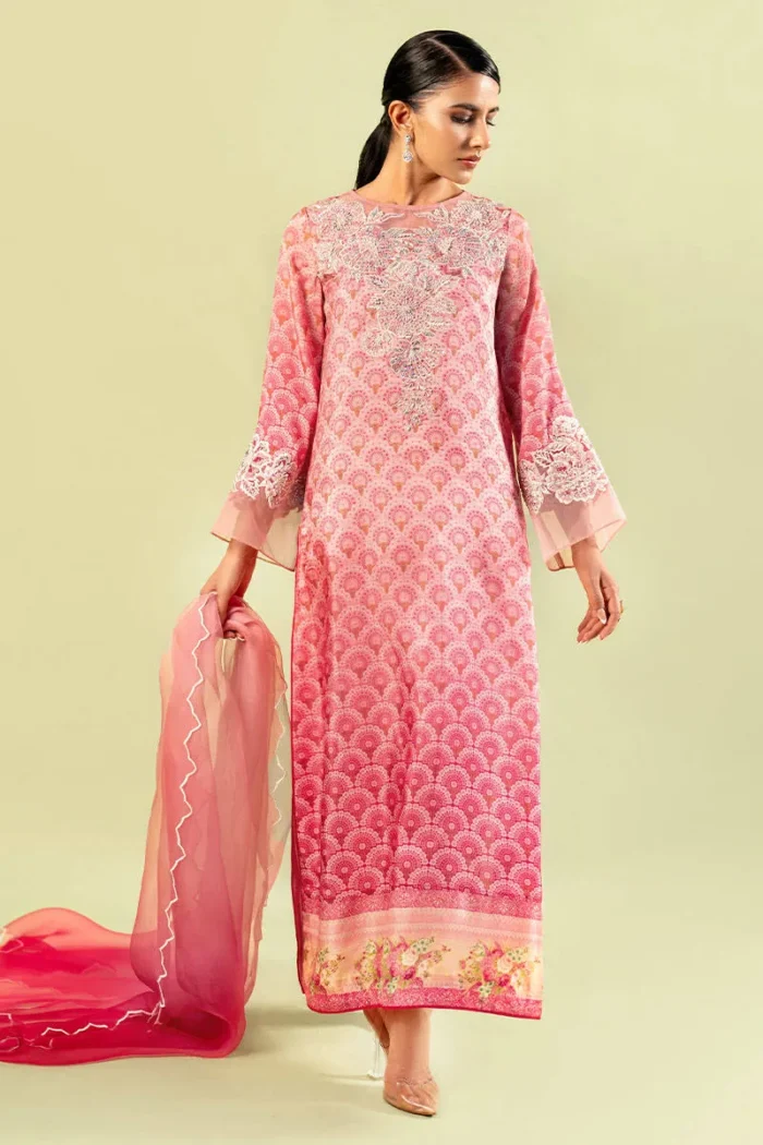 Eid Capsule Edit-III - Pink Ombre - Zainab Salman