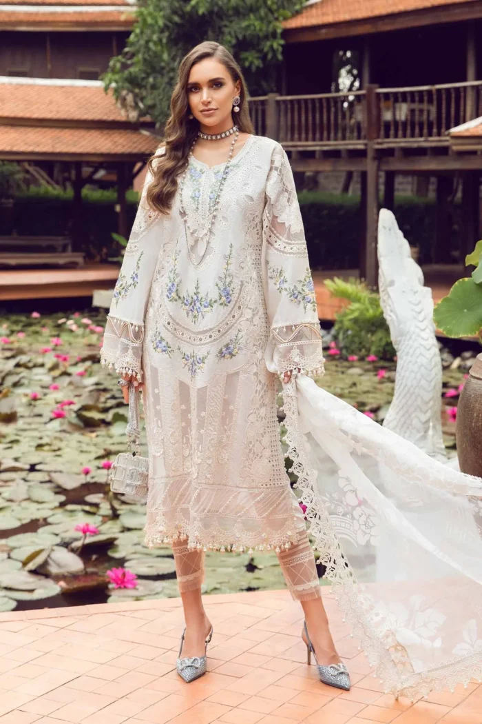 Maria B Lawn 3 Piece – Unstitched Suit | Eid Lawn-24-04