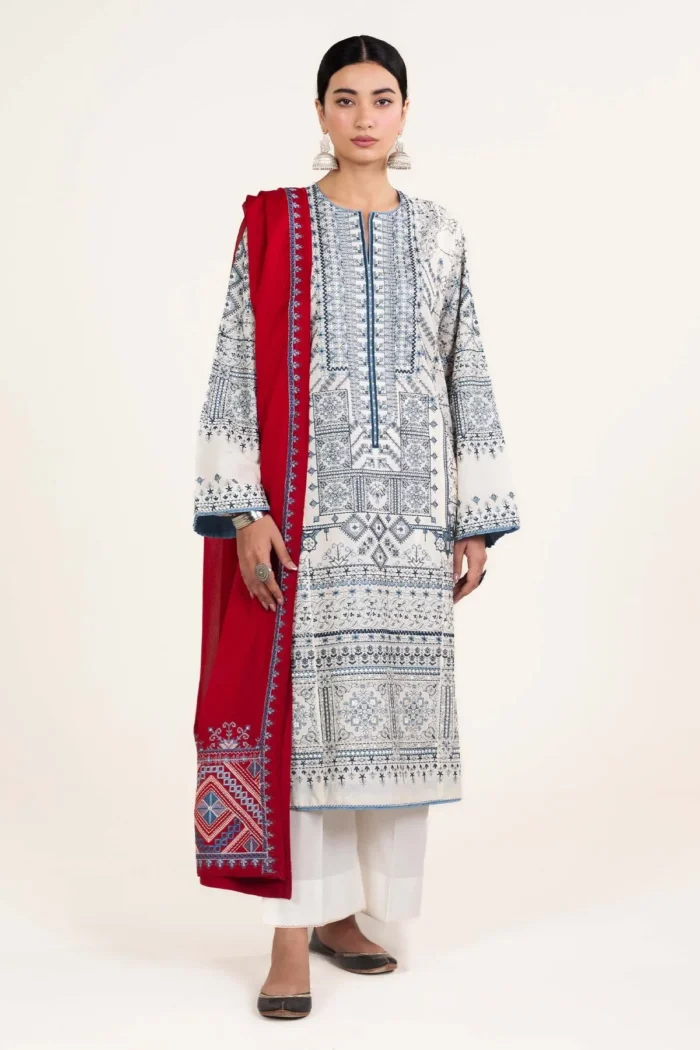 SL-DIYA-2A By Zara Shahjahan Lawn '24 Stitched Edition