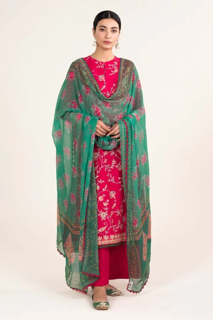 SL-KORINA-3B By Zara Shahjahan Lawn '24 Stitched Edition