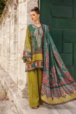 Maria B - M.Prints Cambric Suit - MPT-2305-A