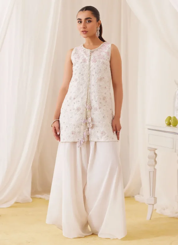 Zana Pearl White Lea Fall By Farah Talib Aziz