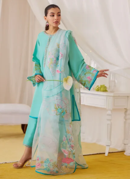 Una Turquoise Lea Fall By Farah Talib Aziz