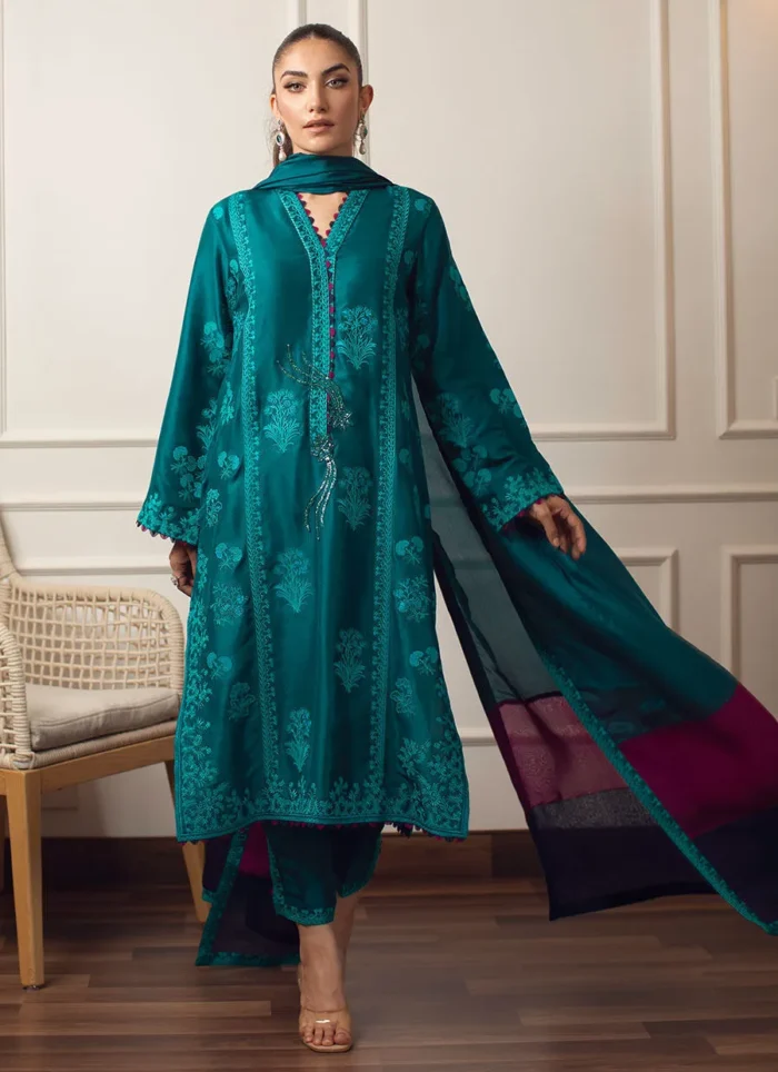 Saki emerald Luxe Pret By Farah Talib Aziz