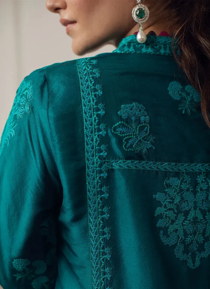 Saki emerald Luxe Pret By Farah Talib Aziz