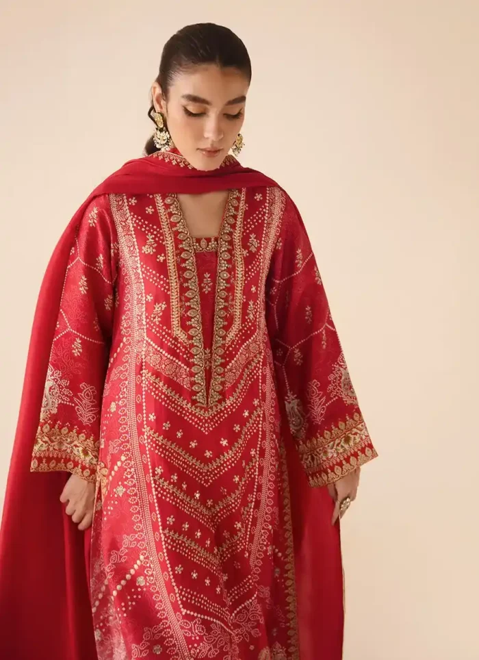 Aneeta Crimson Luxe Pret By Farah Talib Aziz