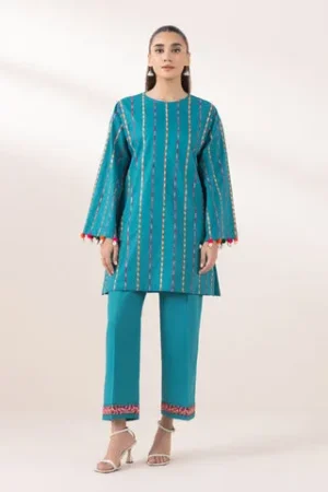 Embroidered Cambric - Sapphire - Fall / Winter '24