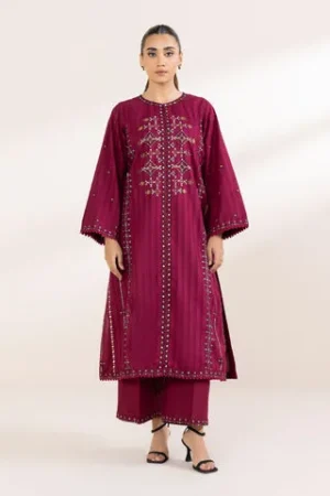 Embroidered Dobby Shirt - Sapphire - Fall / Winter '24