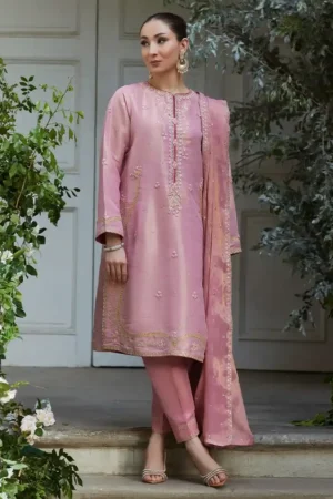 Cisel Pink - Farah Talib Aziz - Mayna Festive Luxe Pret