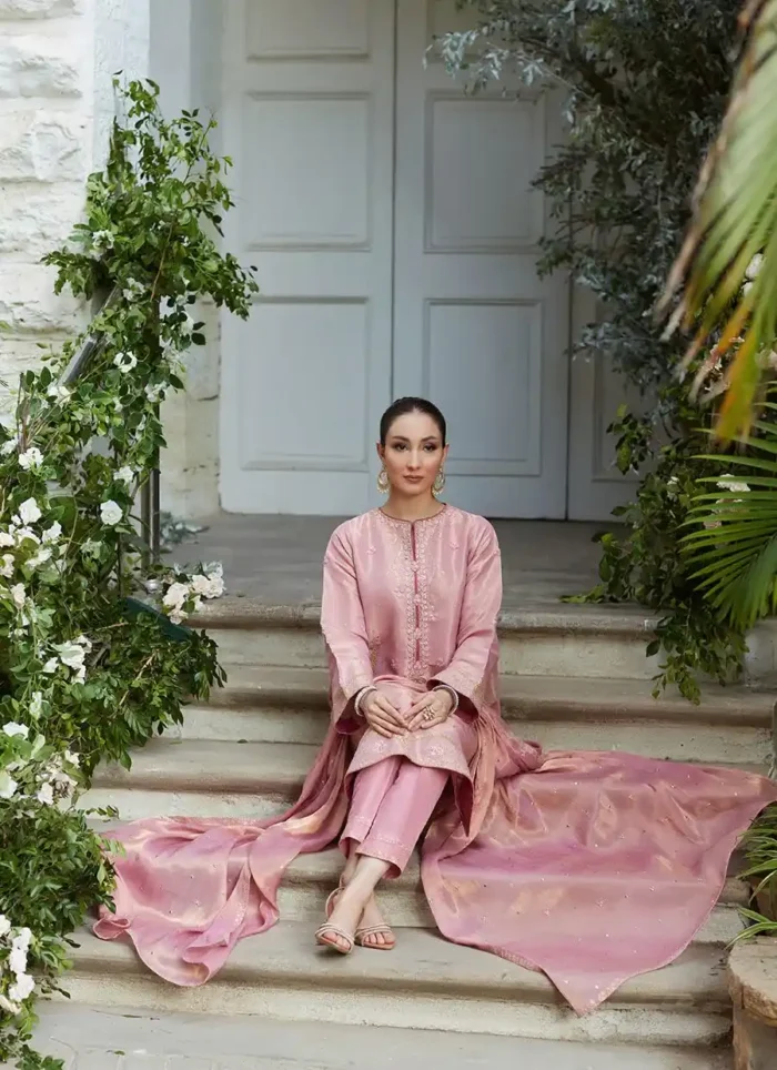 Cisel Pink - Farah Talib Aziz - Mayna Festive Luxe Pret