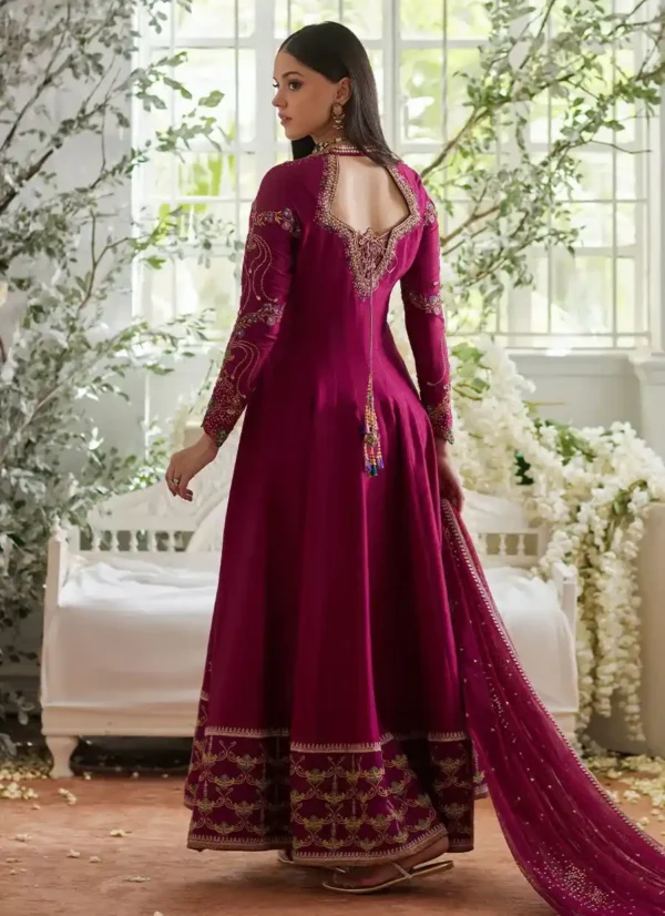 Jihan Fuschia - Farah Talib Aziz - Mayna Festive Luxe Pret