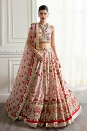 Crimson X Saira Shakira Wedding | Chinoiserie Lehnga