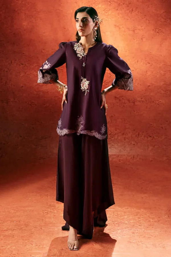 Zainab Salman Crystique Silk By Plum Blossom