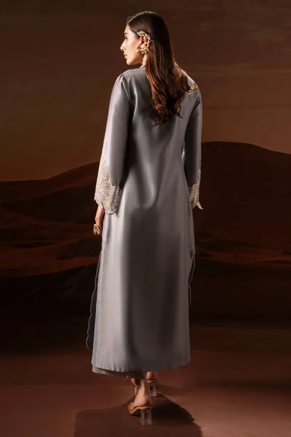Zainab Salman Crystique Silk By Grey Moon