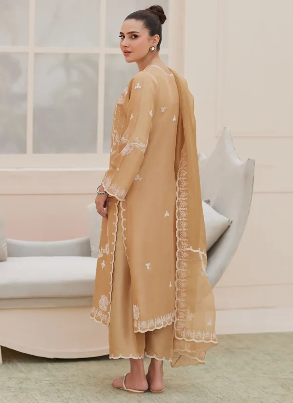 Farah Talib Aziz Zaza 25 Luxury Pret | Bea Taupe