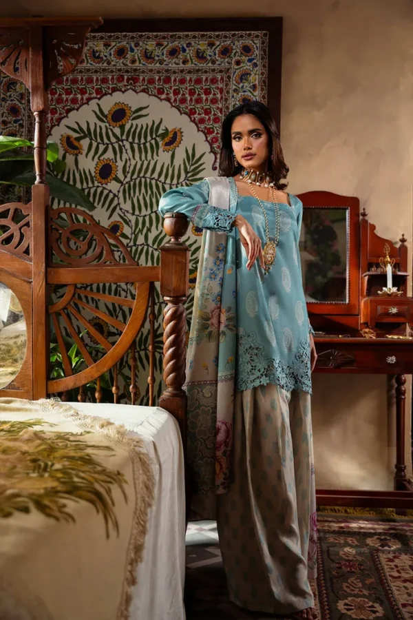 Saira Rizwan Dehini Silk Pret By Mystic- SRLP08-25