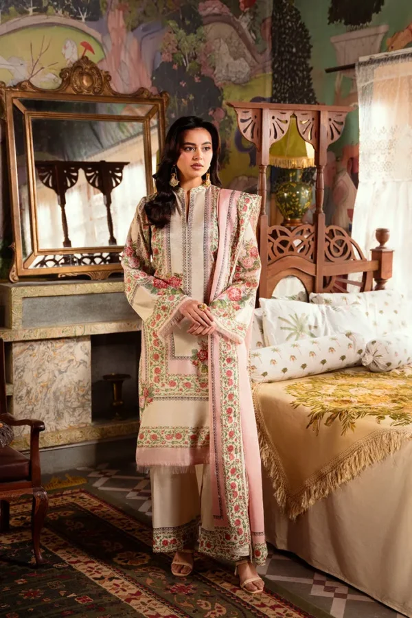 Saira Rizwan Dehini Silk Pret By Adelia -SRLP07-25