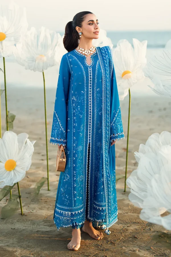 Qalamker Sahil Luxury Lawn 25 | FK-03 Victoria