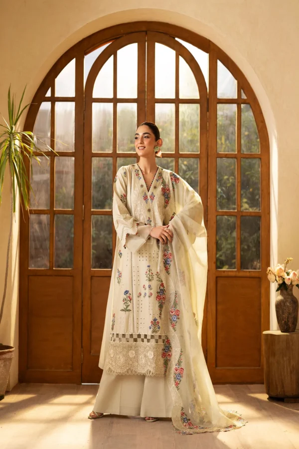 Maryam Hussain Luxury Lawn | Mint