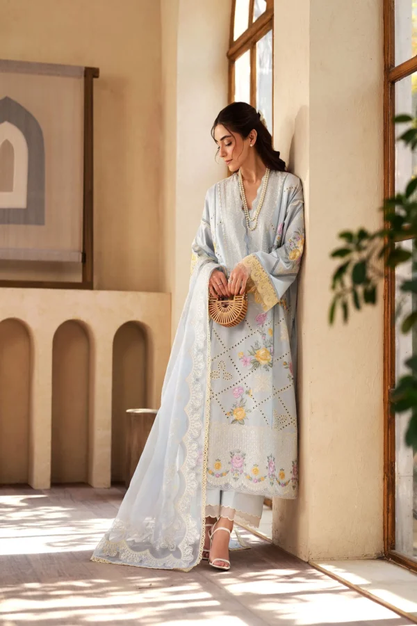 Maryam Hussain Luxury Lawn | Ocean