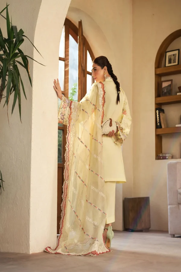 Maryam Hussain Luxury Lawn | Lemon Garden