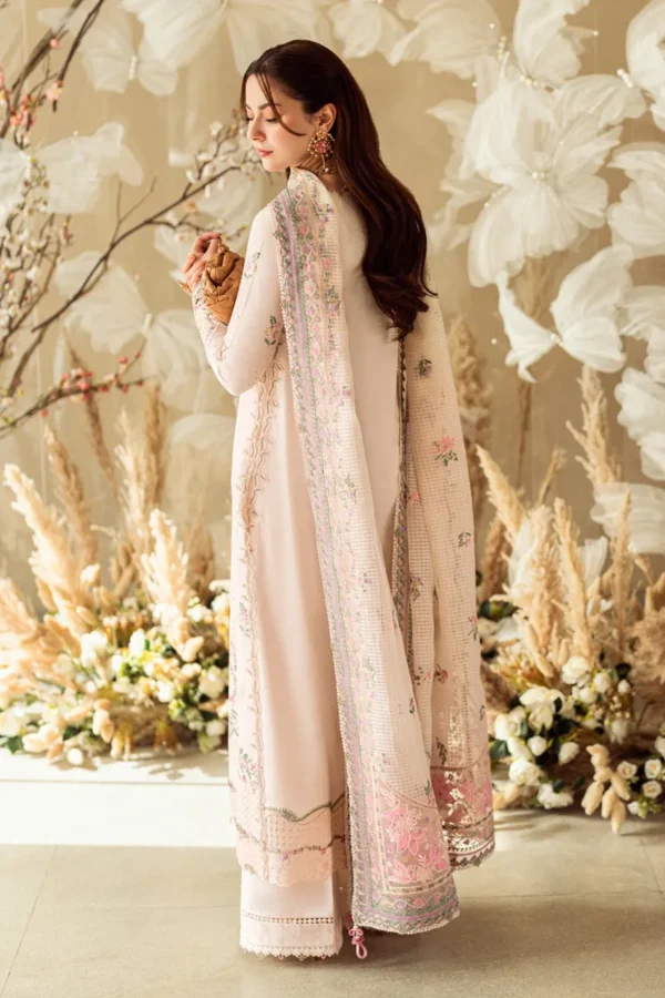 Qalamker Sahil Luxury Lawn 25 | FK-12 Lily