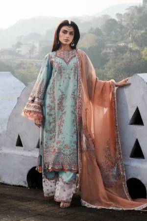 Hussain Rehar Luxury Lawn - Malibu
