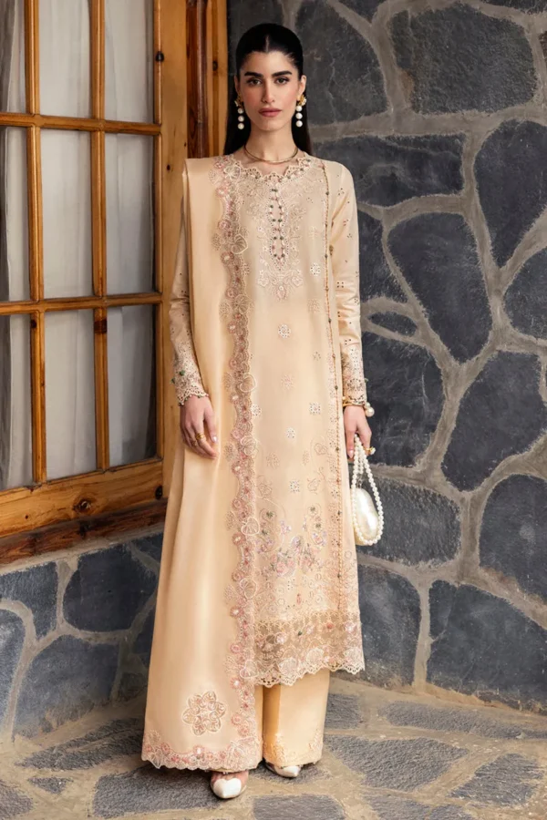 Qalamkar Luxury Lawn 25 - DC-12 Disa
