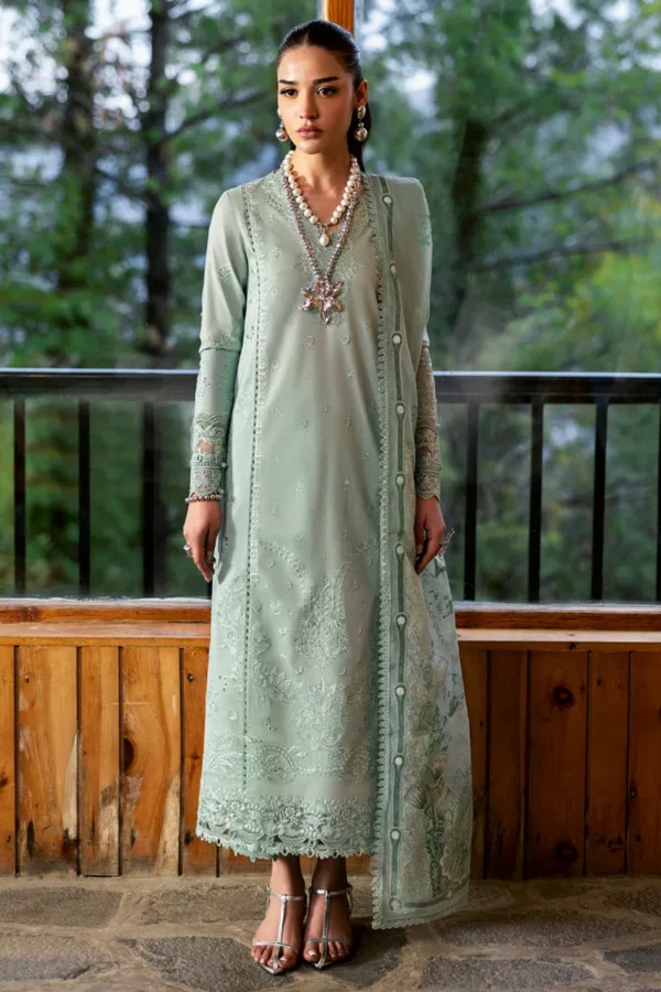 Qalamkar Luxury Lawn 25 - DC-15 Elira