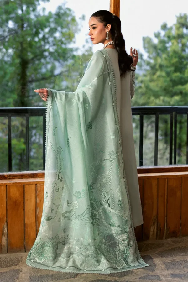 Qalamkar Luxury Lawn 25 - DC-15 Elira