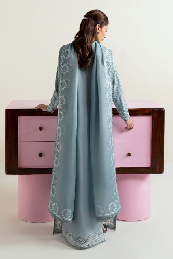 Afrozeh Basic Pret 25 - Blue Melon