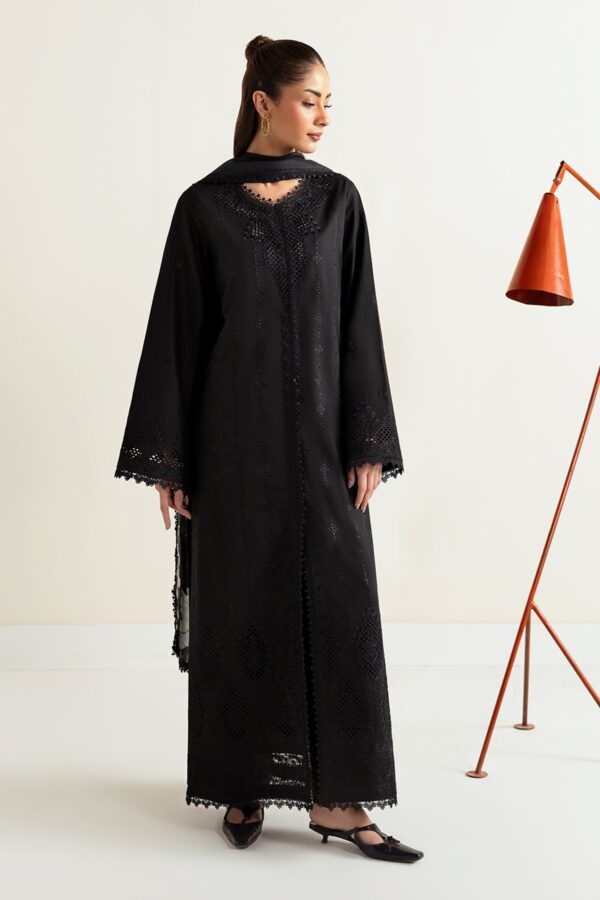 Afrozeh Basic Pret 25 - Charcoal Nior