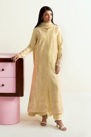 Afrozeh Basic Pret 25 - Lemon lush