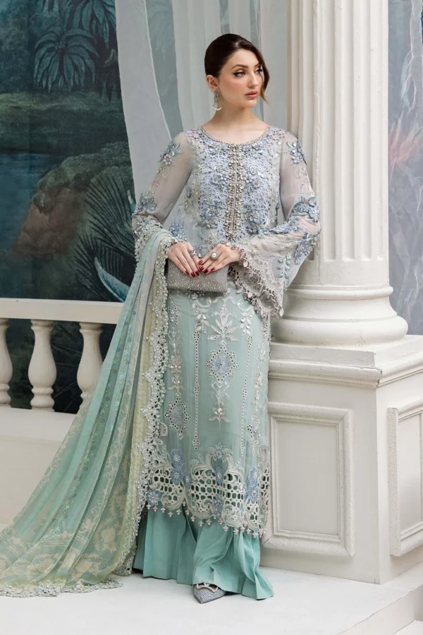 Maria B Embroidered Chiffon | MPC-25-108