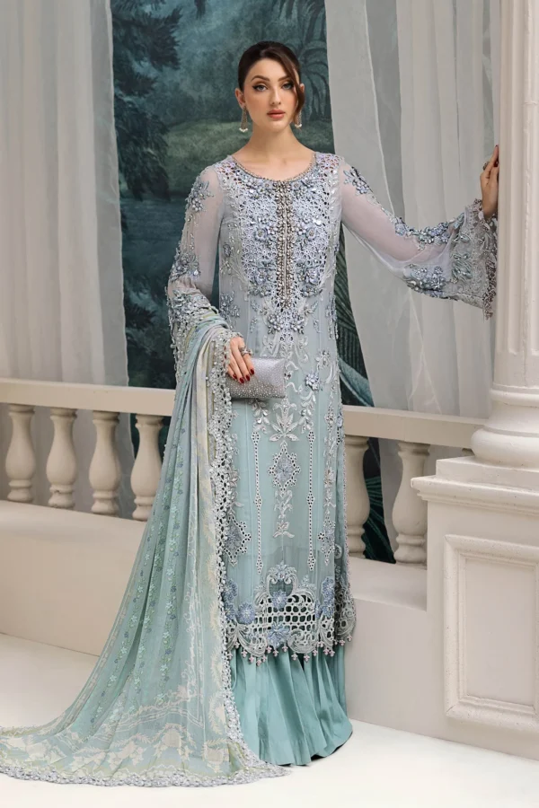 Maria B Embroidered Chiffon | MPC-25-108
