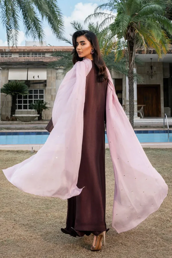 Zainab Salman Muse Festive Pret - Mocha Muse