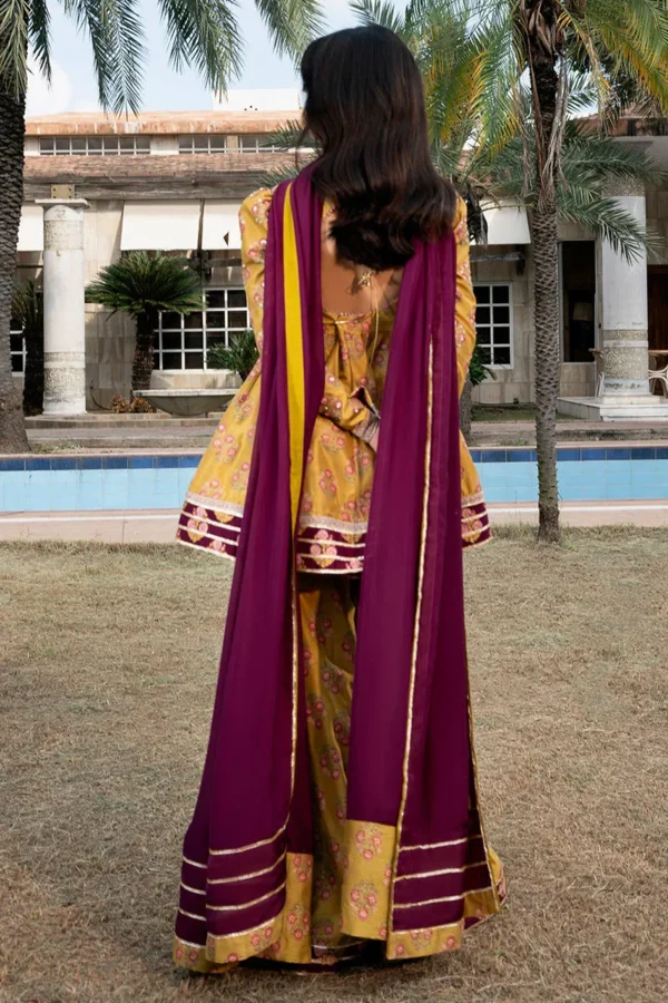 Zainab Salman Muse Festive Pret - Musturd Muse
