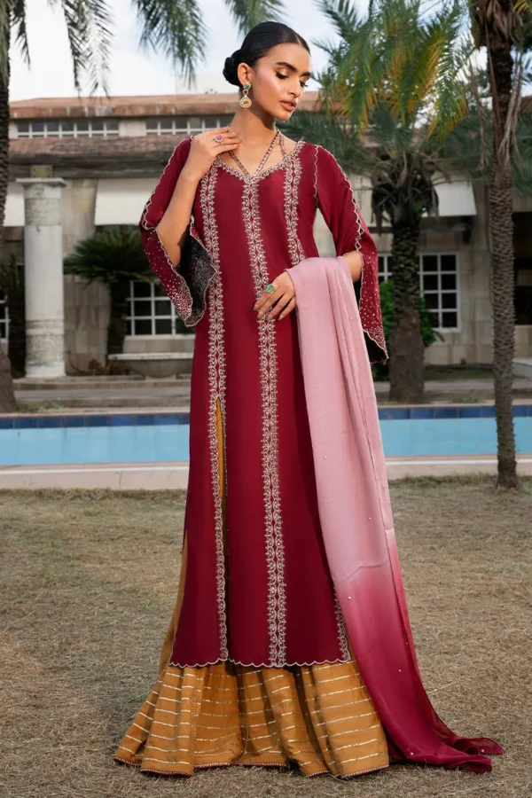 Zainab Salman Muse Festive Pret - Cherry Muse