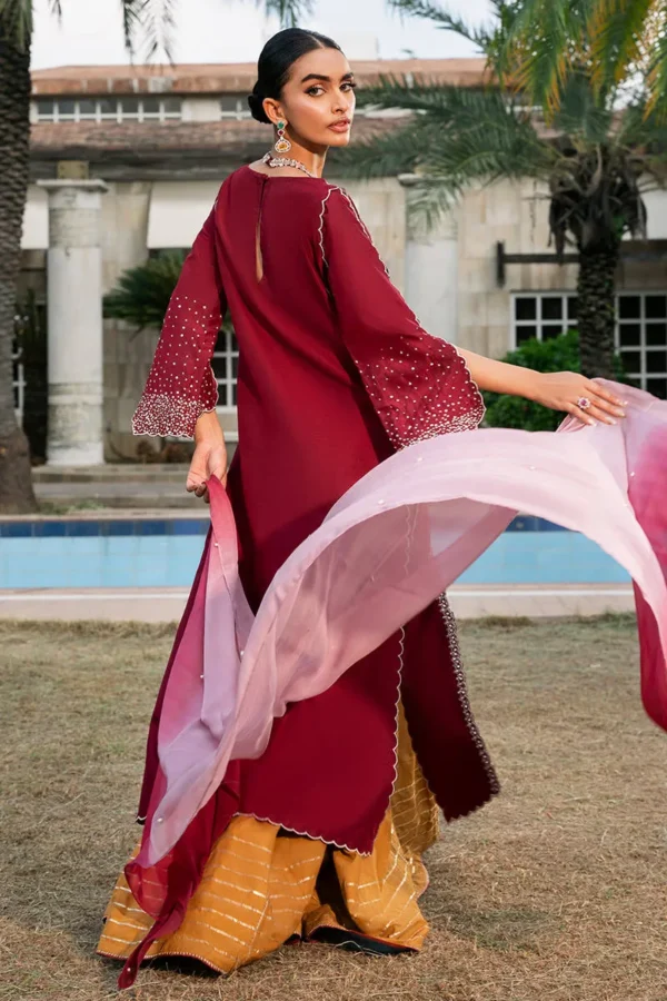 Zainab Salman Muse Festive Pret - Cherry Muse
