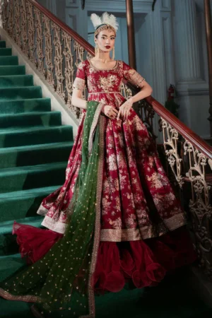 Zainab Salman Formals - Crimson Poise