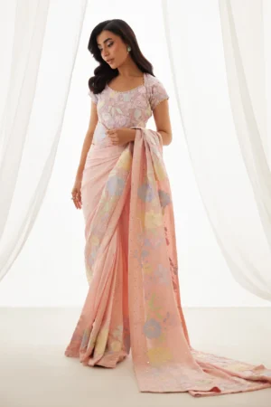 Farah Talib Aziz Wedding Luxe Pret - Neve Blush