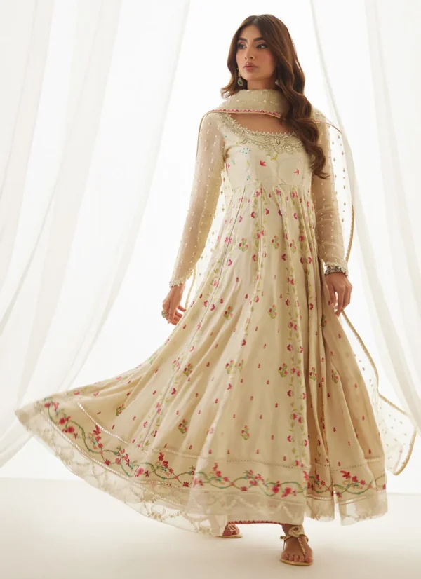 Farah Talib Aziz Wedding Luxe Pret - Aris Ivory