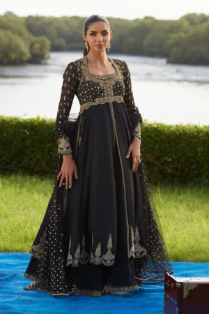 Farah Talib Aziz Mayna Festive Luxe Pret - Mehzar