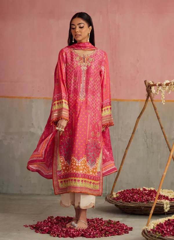 Farah Talib Aziz Festive Prints - Selin Crimson