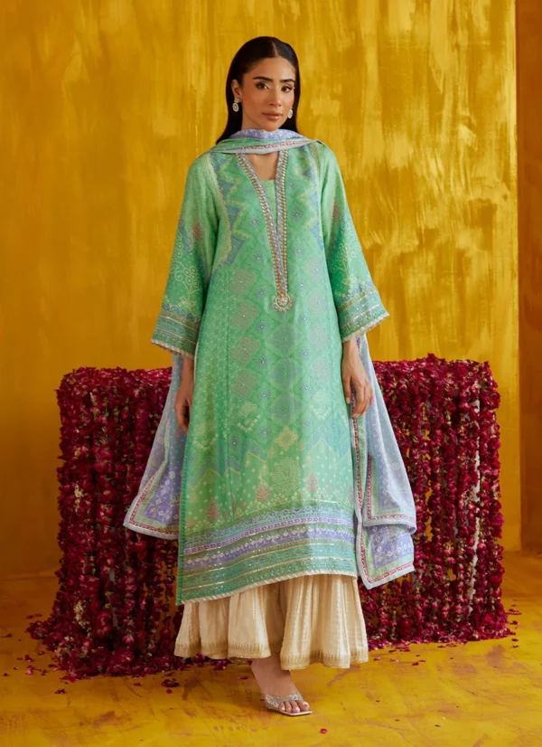 Farah Talib Aziz Festive Prints - Arina Aqua