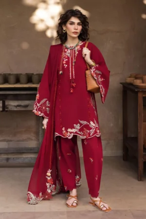 Crimson Mitti Winter Pret 25 - Nina Nakhray