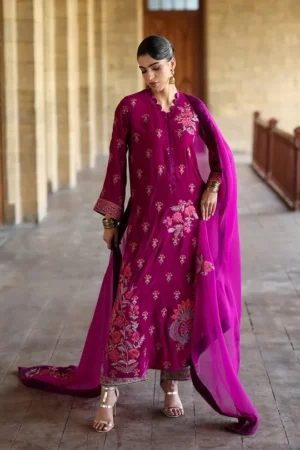 Zainab Chottani Velura Velvet Edit 25 - Mulberry